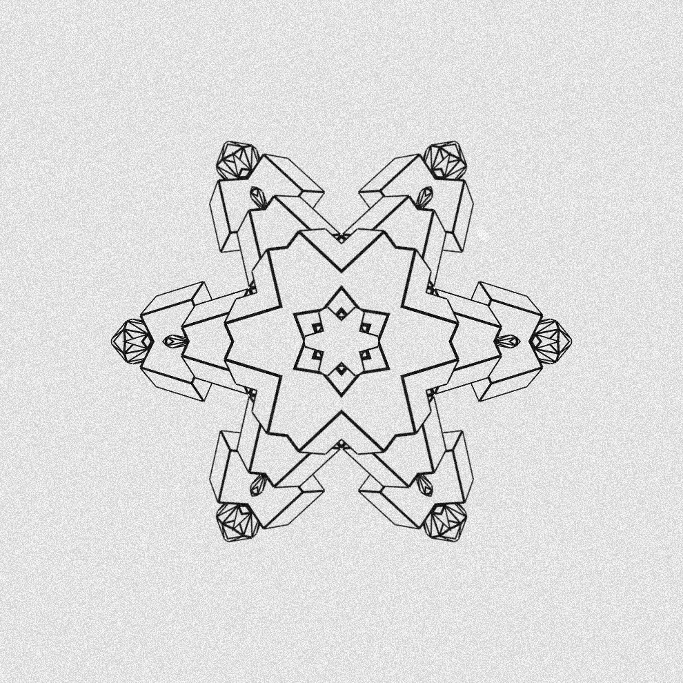Monochrome Kaleido #32 static NFT preview