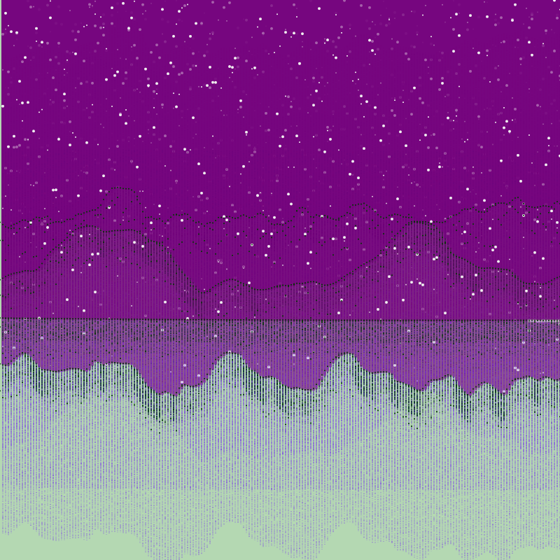 Glitched Mountains GT #56 static NFT preview