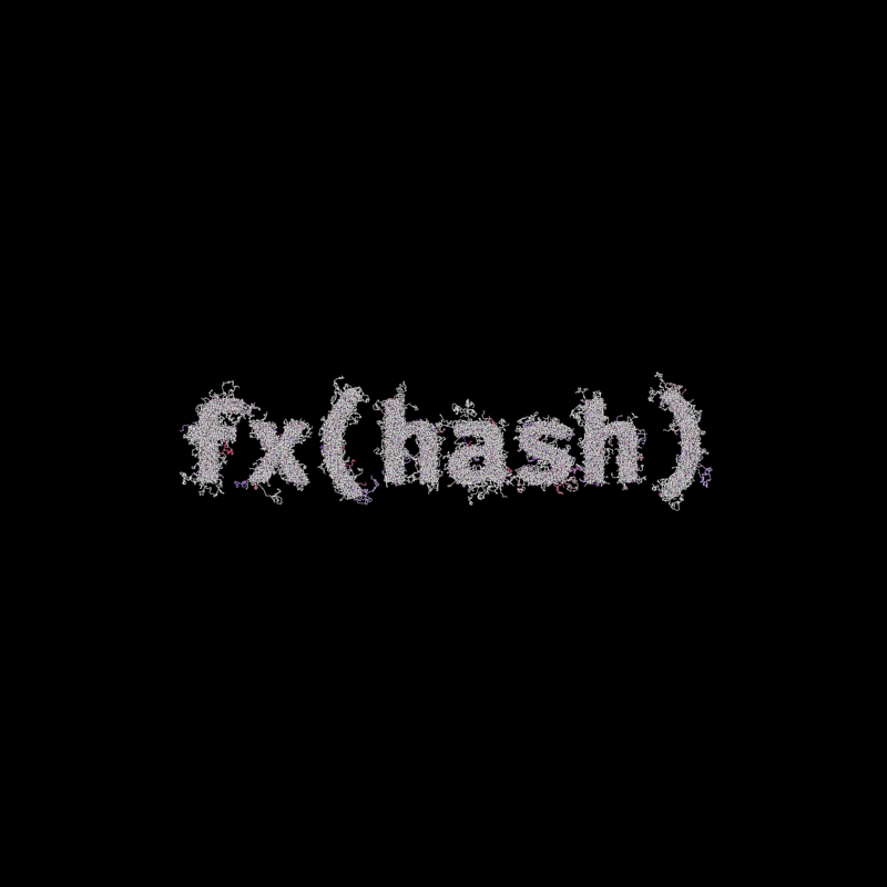 FXHASH Generative Logo #818 static NFT preview