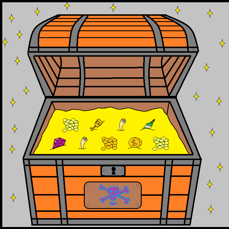 Treasure loot box #78 static token preview