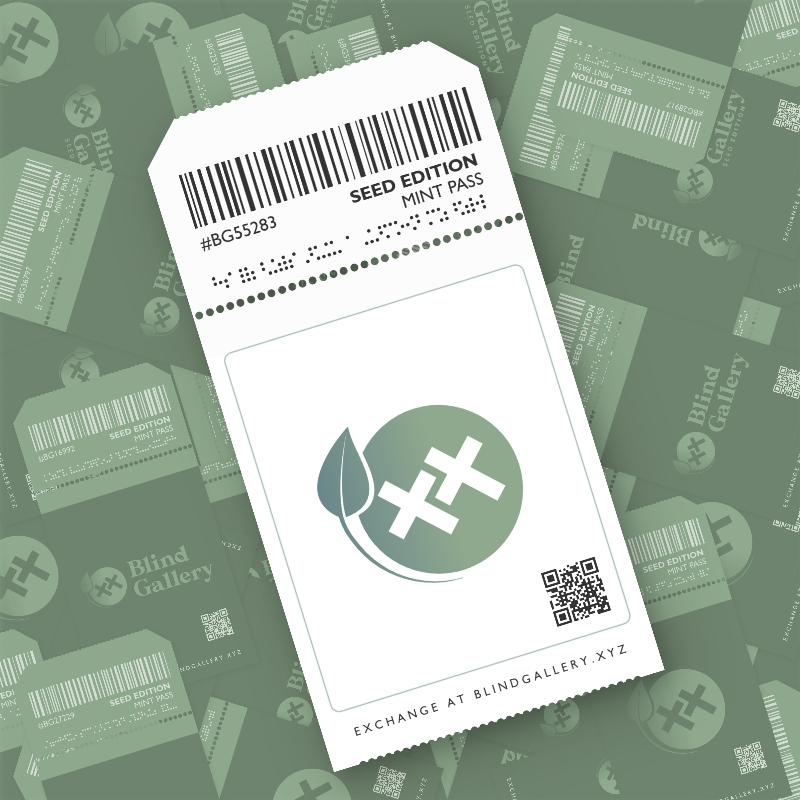 Blind Gallery Mint Pass (Seed Edition) #222 static NFT preview