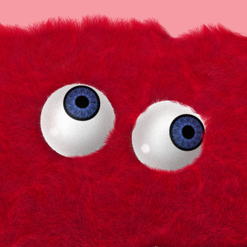 Fuzzy Gaze #41 static NFT preview