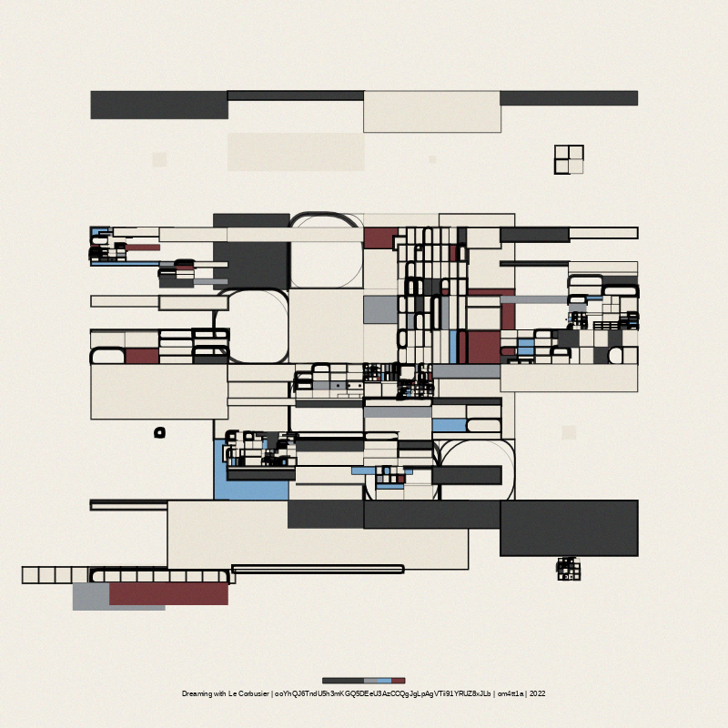 Dreaming with Le Corbusier #52 static NFT preview