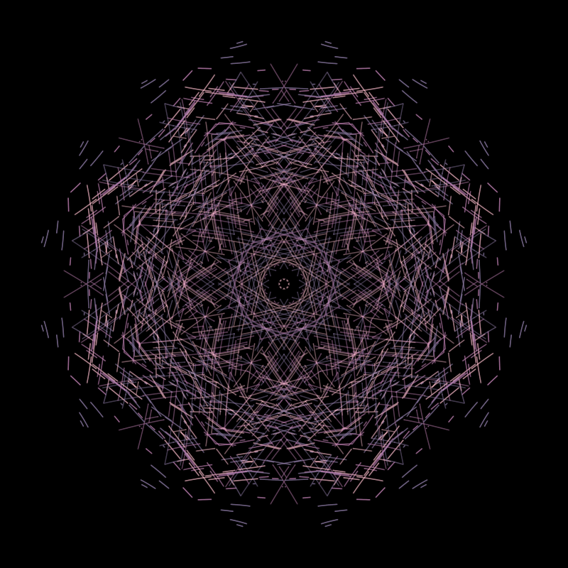 the thread in the pattern #12 static token preview