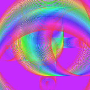 Fibonacci Rainbow Spirals var12 project preview