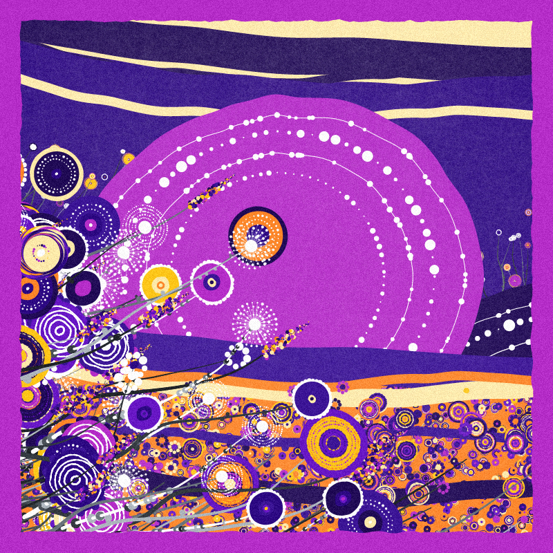 Hippy Flowers #6 static token preview