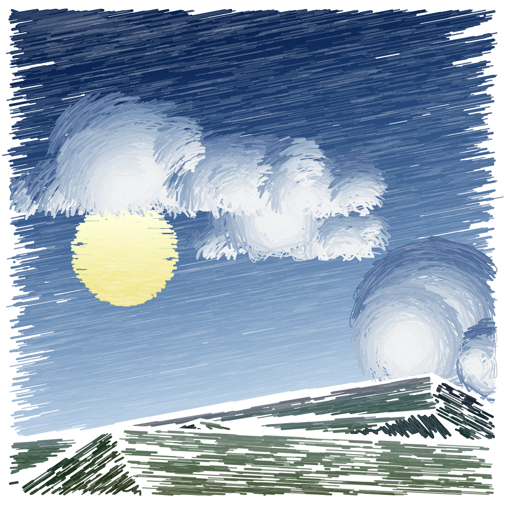 Mount Doodle #166 static token preview