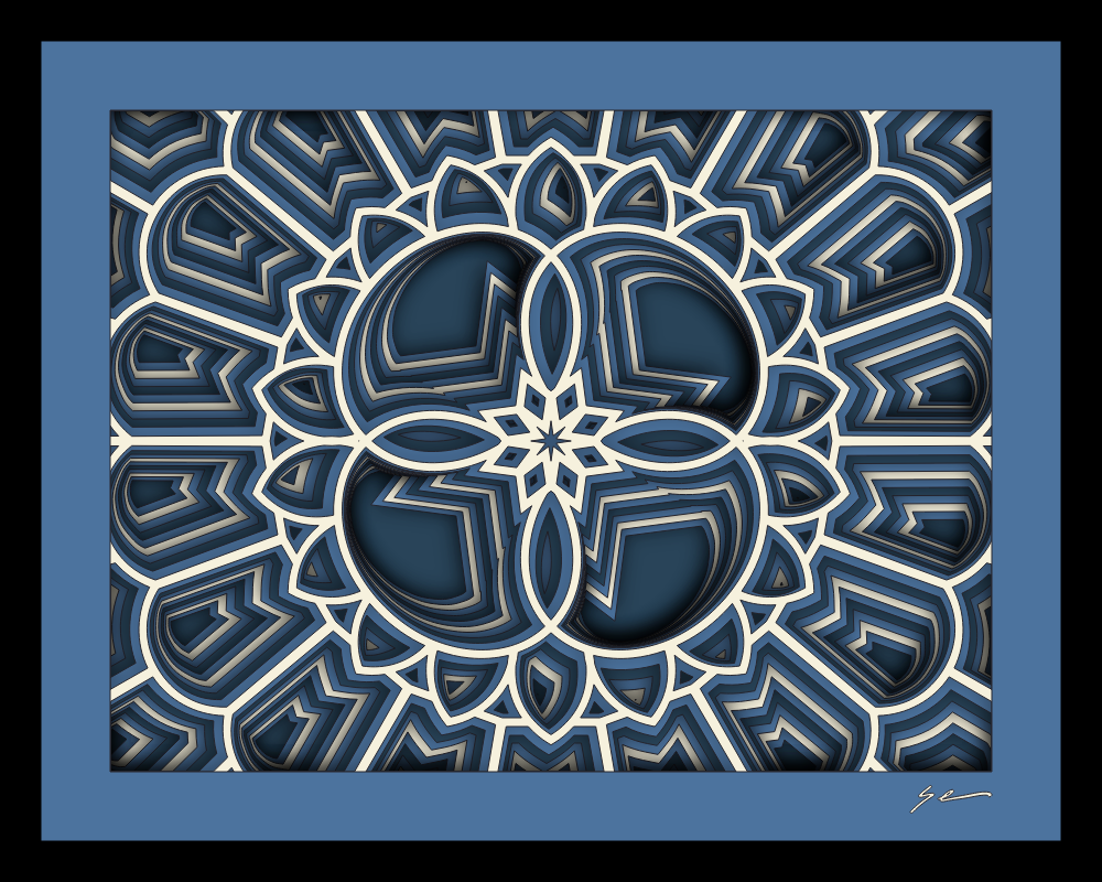 fx(mandala) #145 static NFT preview