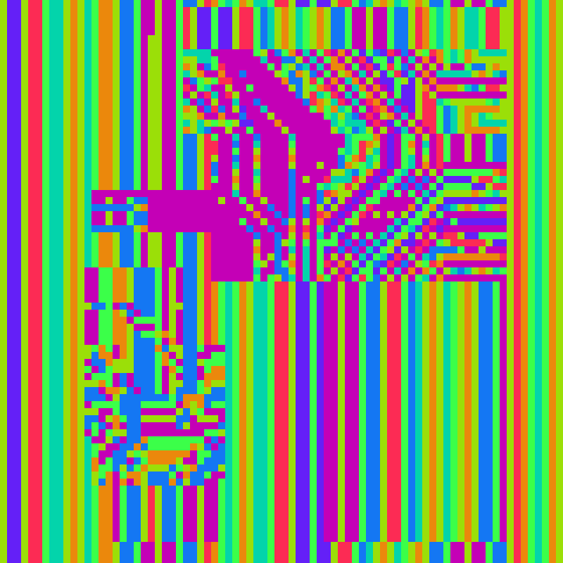 Mosaic #371 static NFT preview