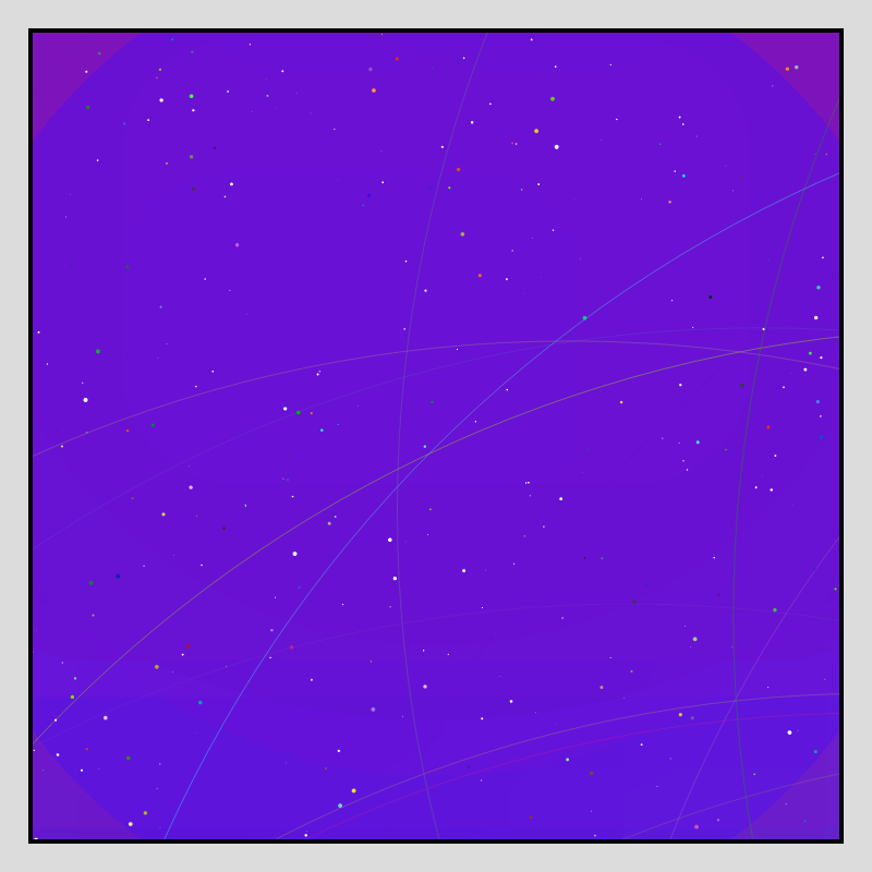 Color Field Starry B #56 static token preview