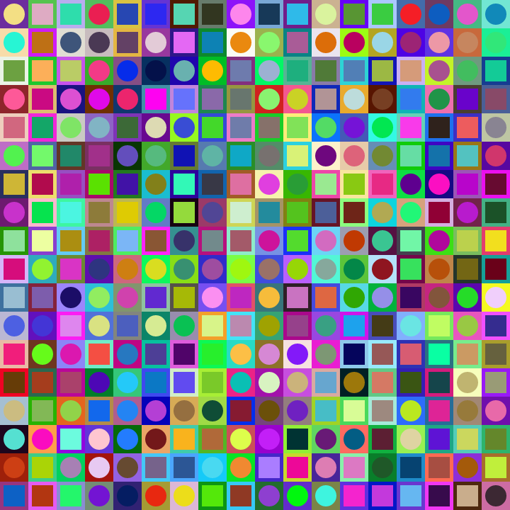 Square Dot Composition #50 static token preview