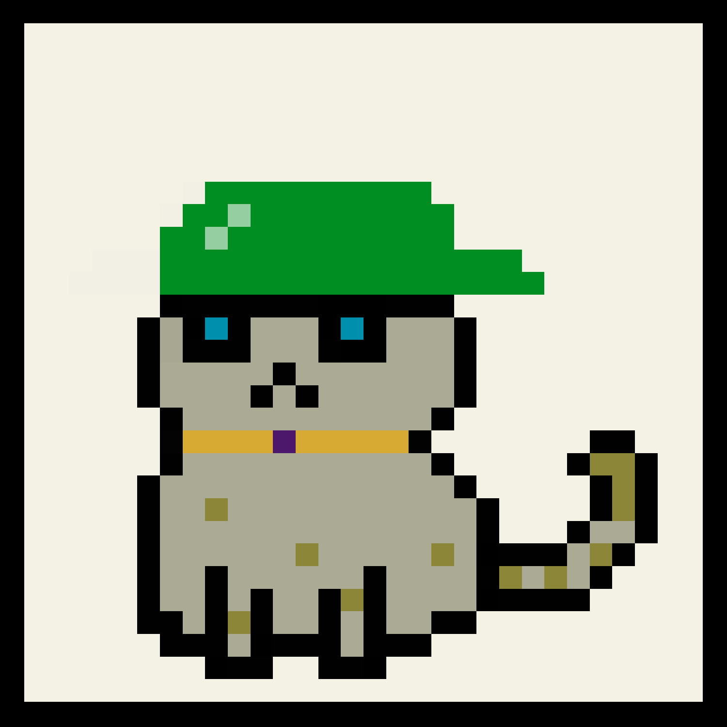 Lazy Kitties #1956 static token preview