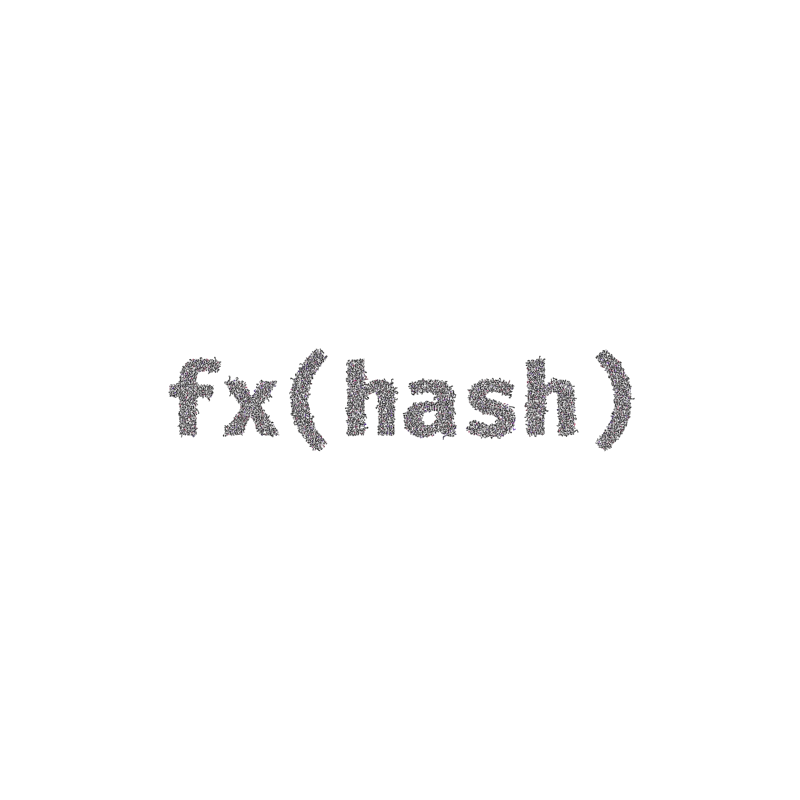 FXHASH Logo with Features #169 static token preview