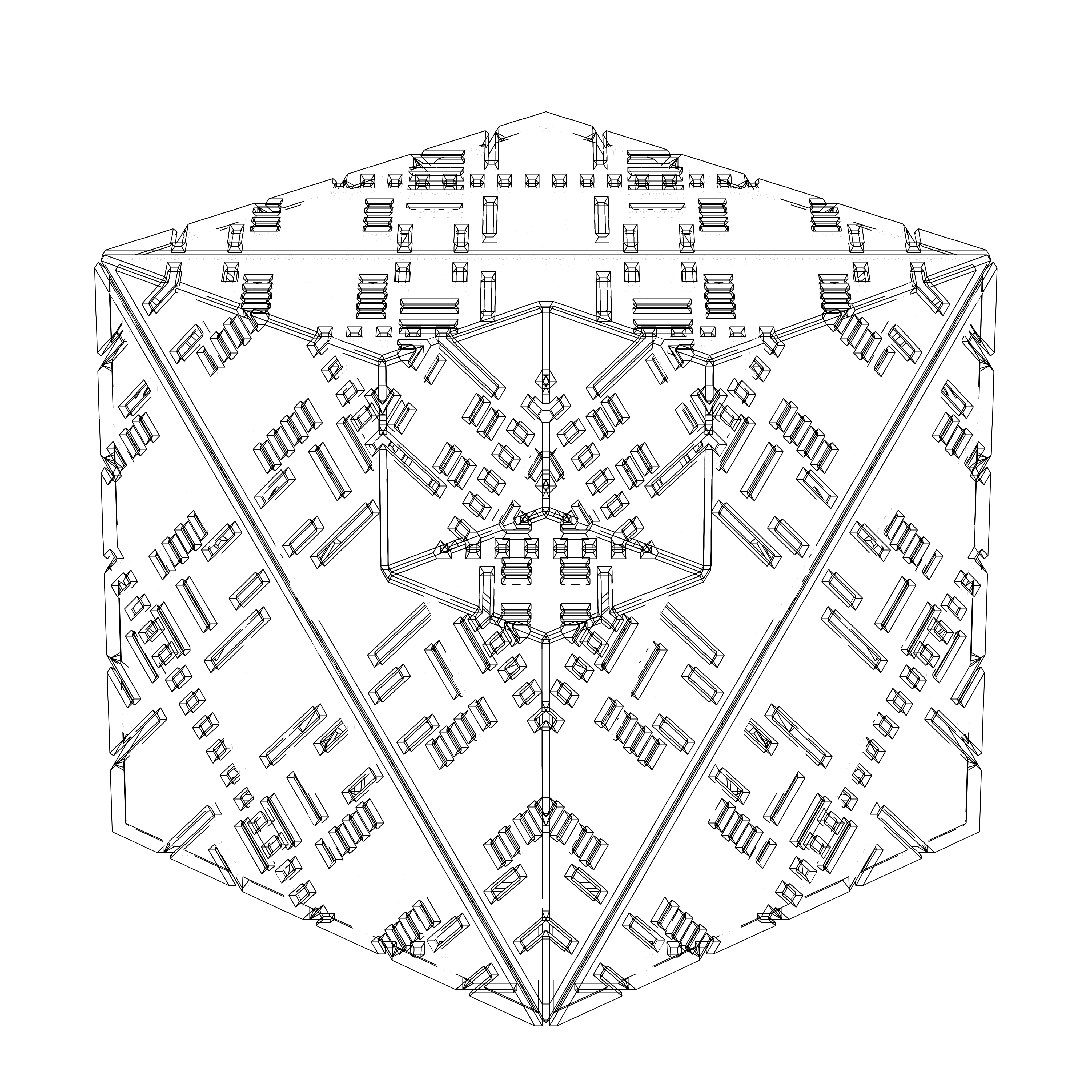 LL21 Alien Art Cube #305 static NFT preview