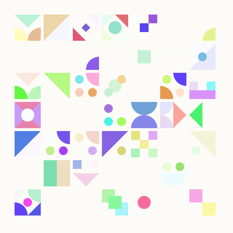 Confetti Shapes #58 static NFT preview