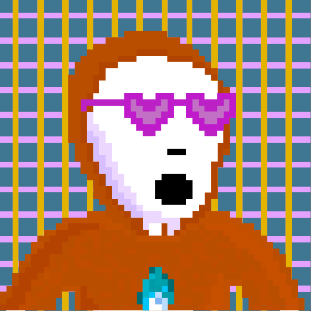 PIXEL SKULLETTI 1 #163 static NFT preview