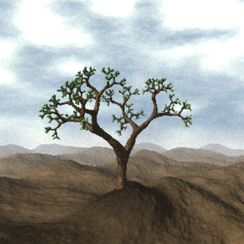 Lonely Tree #38 static NFT preview