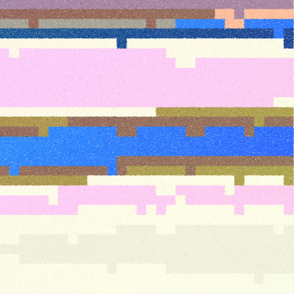 Hydrangea & Patchwork #407 static NFT preview