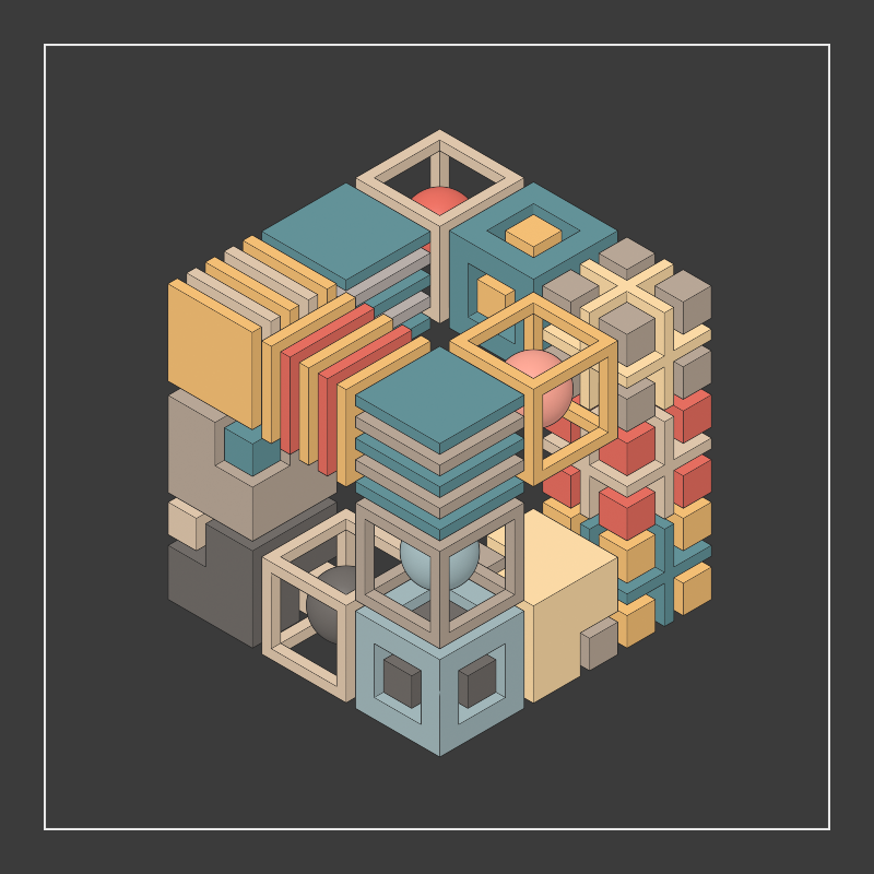 Chroma-Cube #316 static NFT preview