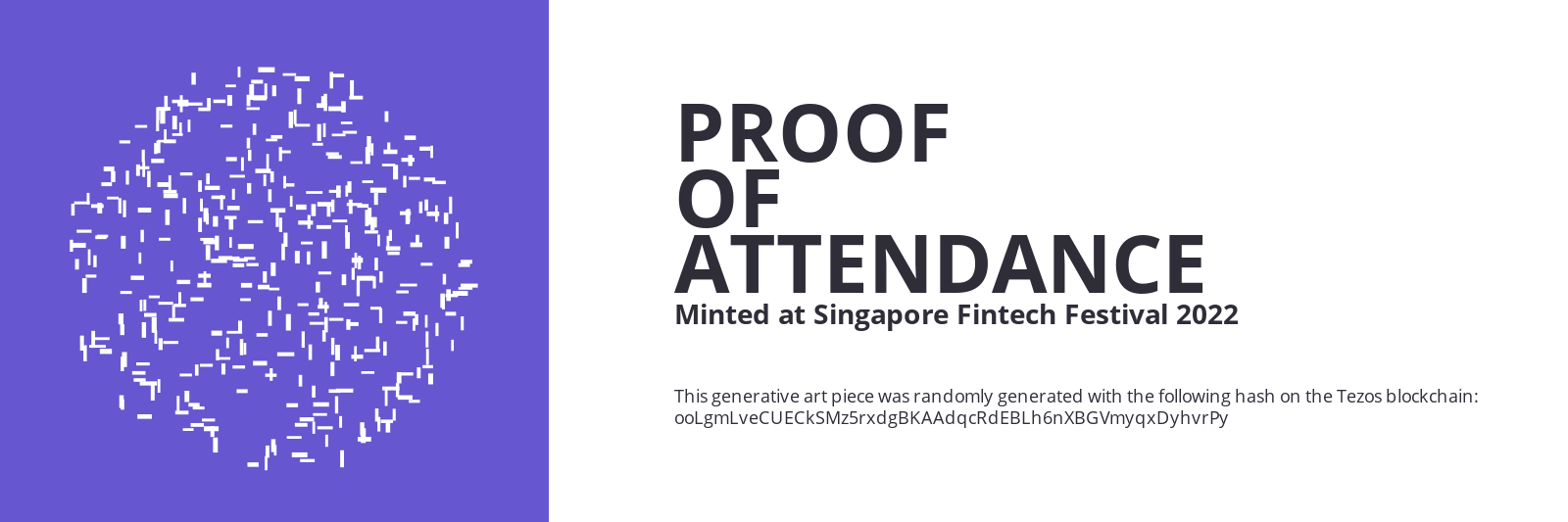 SFF2022 Proof of Attendance Token #1762 static token preview