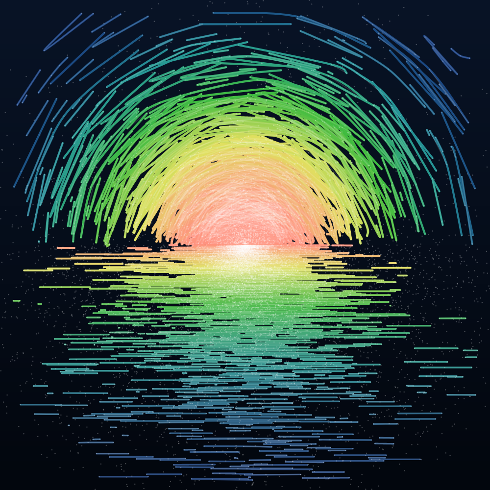 When Light Meets Water #99 static NFT preview