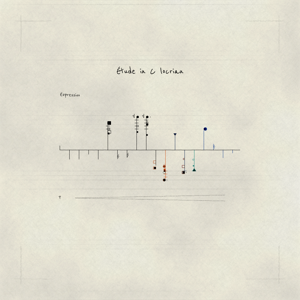 Études(Reissued) #33 static NFT preview
