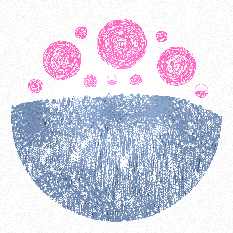 Plottable Mountain Moons #81 static NFT preview