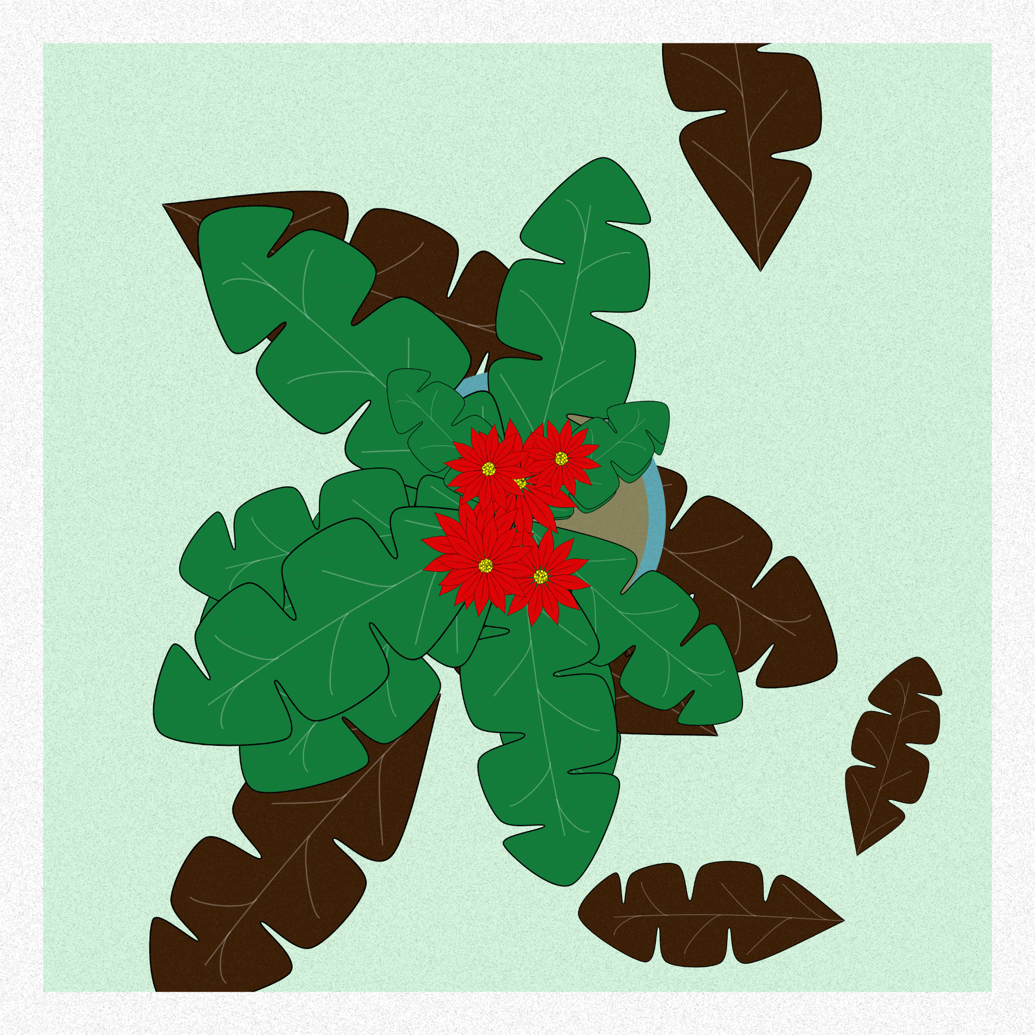 Flowers #195 static NFT preview