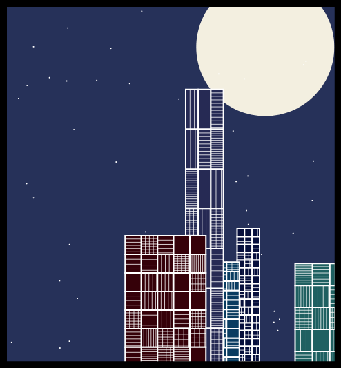 "Urbanization" #87 static NFT preview