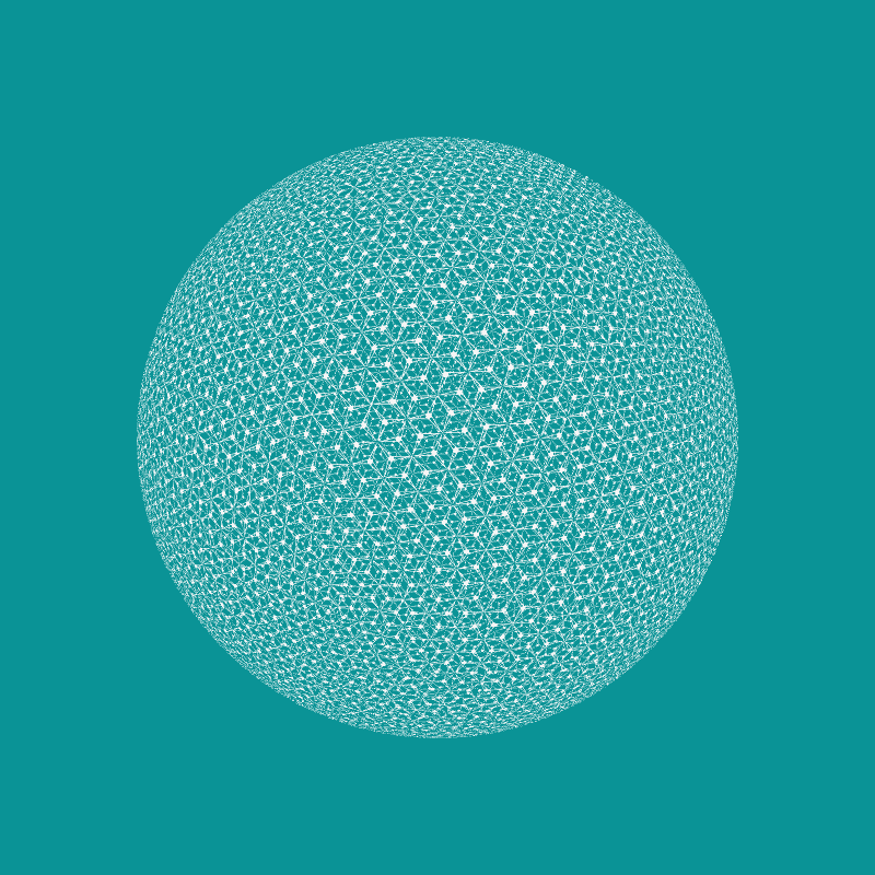 Digital Gothic: Spherical Tessellation #9 static NFT preview