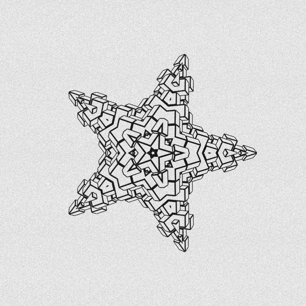 Monochrome Kaleido #114 static token preview