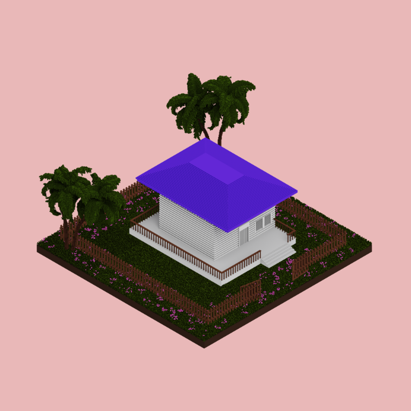 Pastel cottages #30 static token preview