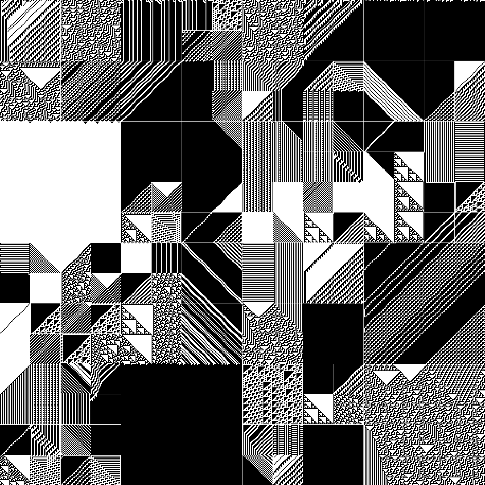 RULES (for Elementary Cellular Automata) #218 static NFT preview