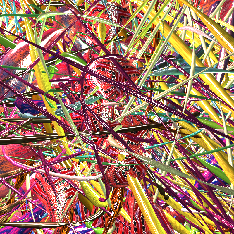 Prismatic Thickets #318 static NFT preview