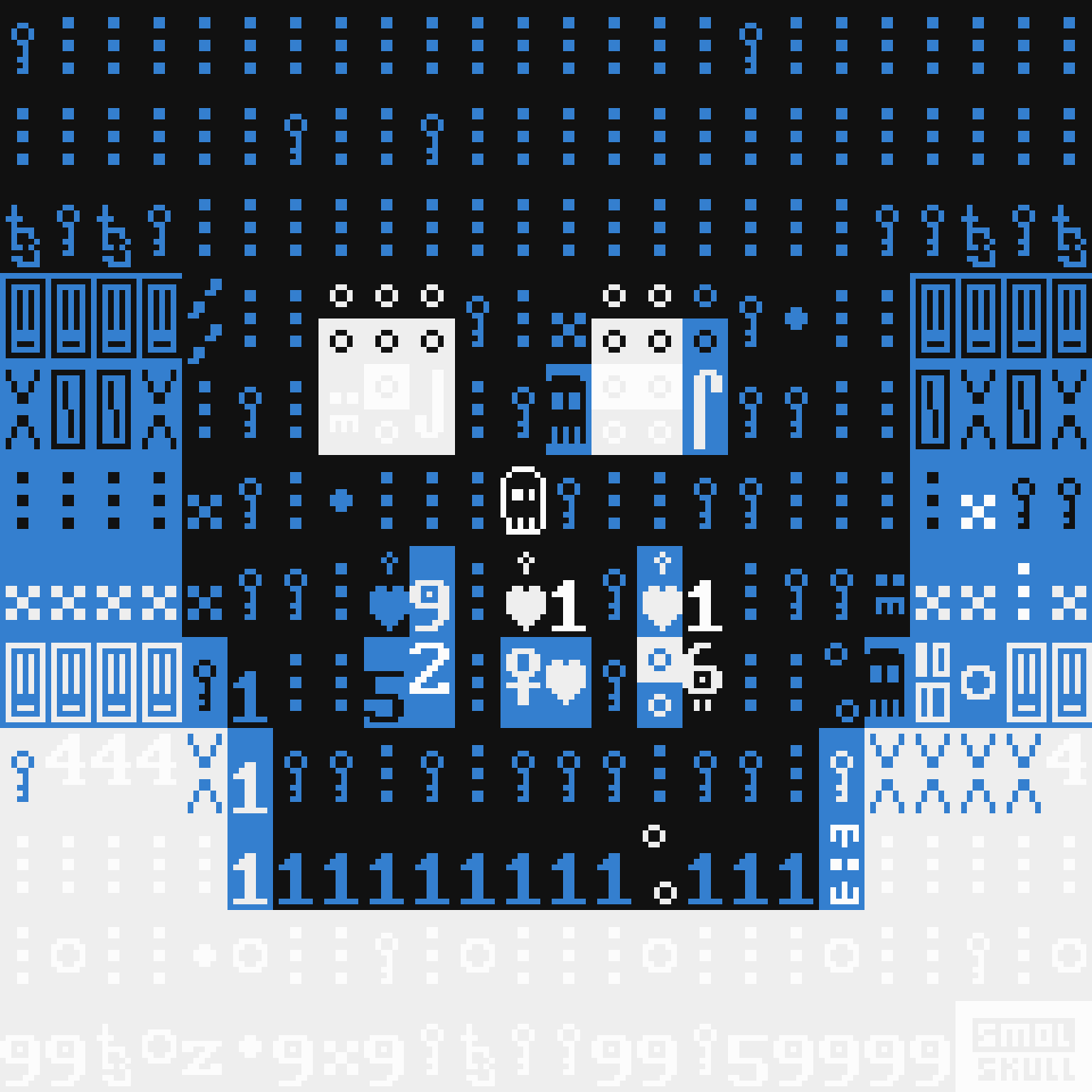 ASCII-SMOLSKULL #85 static token preview