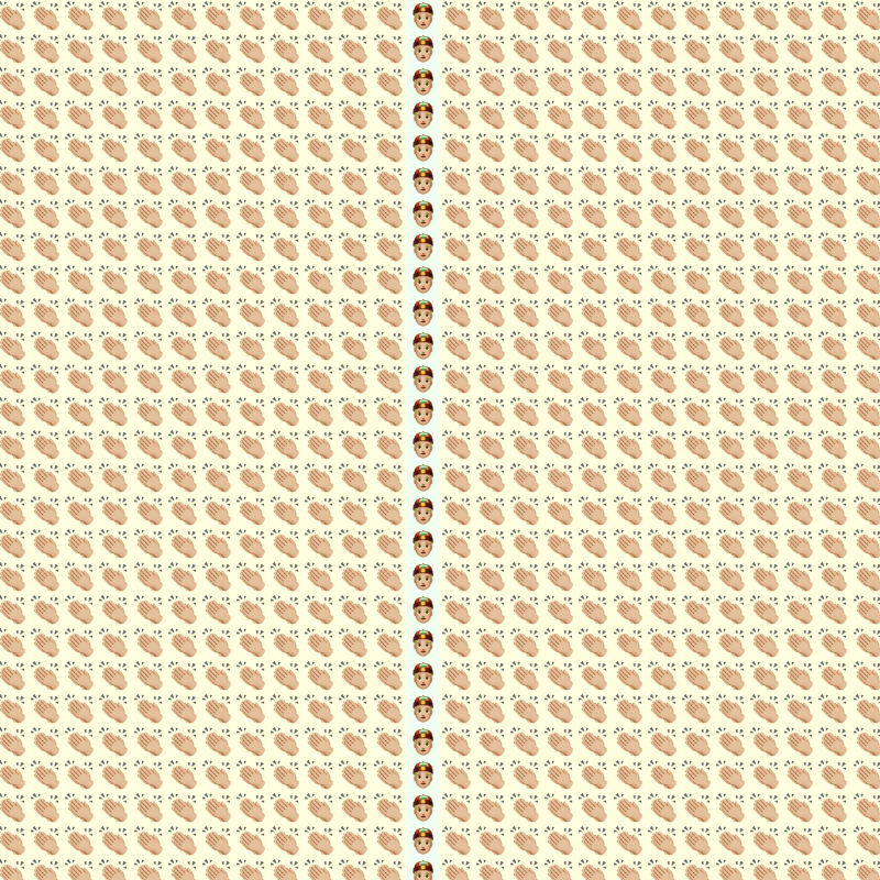 Elementary Cellular Emoji Automata #645 static NFT preview