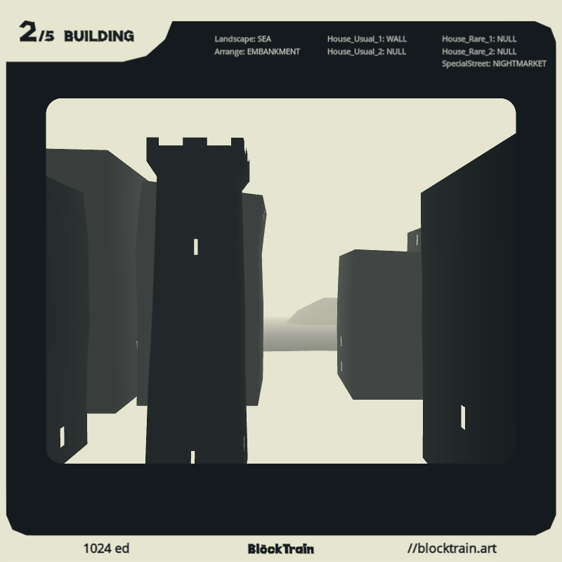 BlockTrain Building #121 static NFT preview