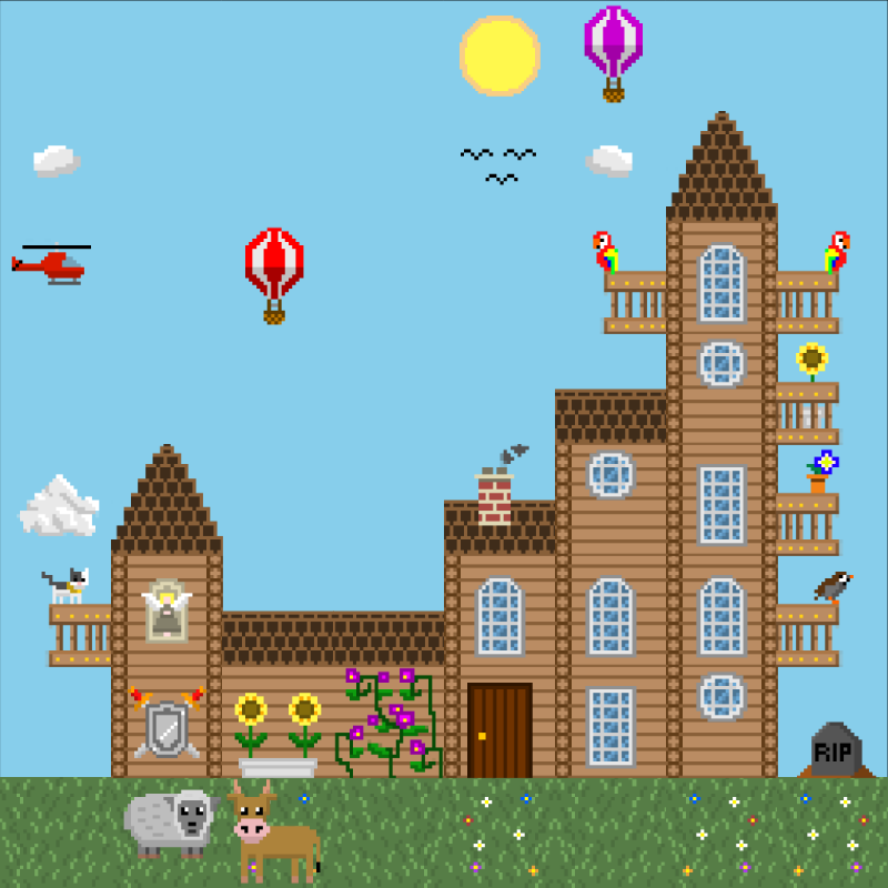 2D Mansion #10 static token preview