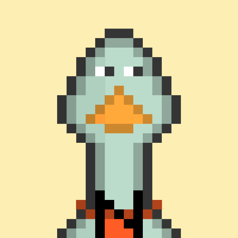 Morixels Goose #700 static NFT preview