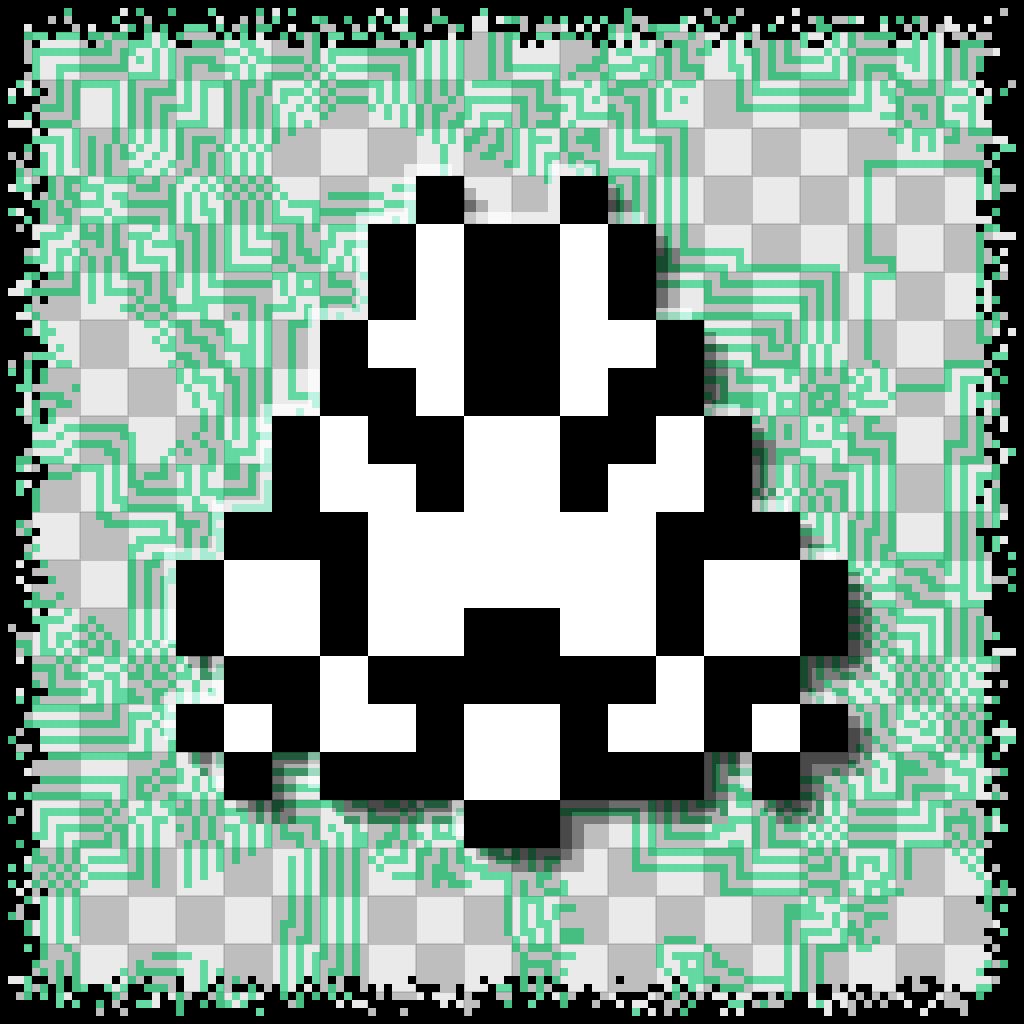 Pixel Spaceships Solos #46 static token preview