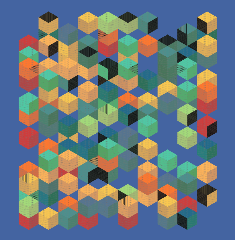 Stacked Cubes #64 static token preview