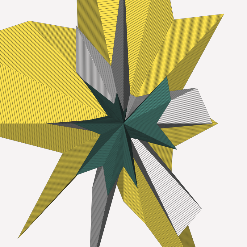 Jagged Star #1 static NFT preview