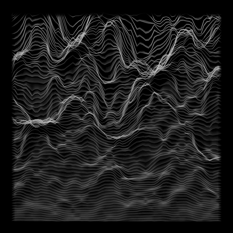 Moving White Lines #61 static NFT preview