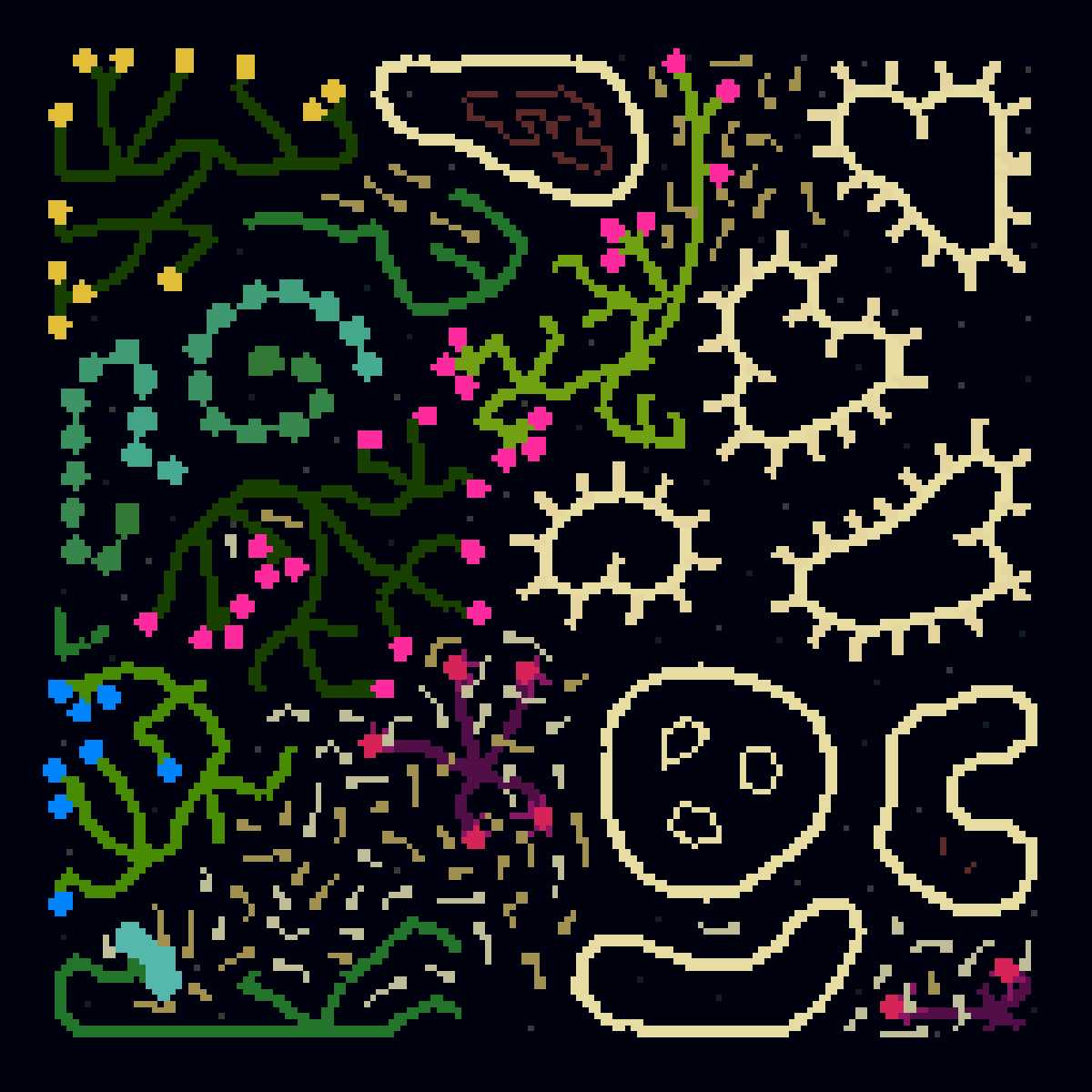 spaceplant #224 static NFT preview