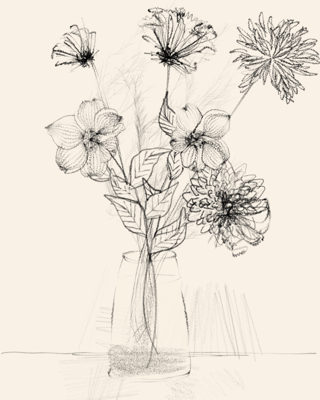 Bouquet numérique #317 static NFT preview