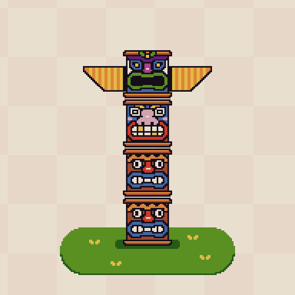 Tiki Totem #36 static token preview