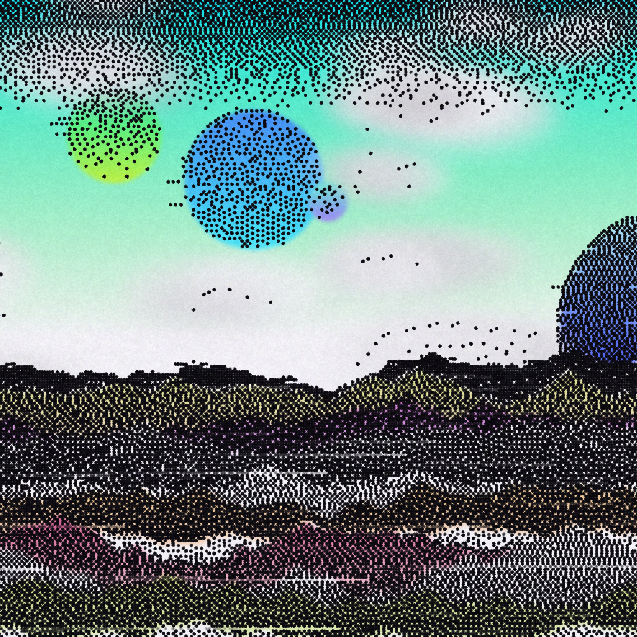Dithered Branches #34 static NFT preview