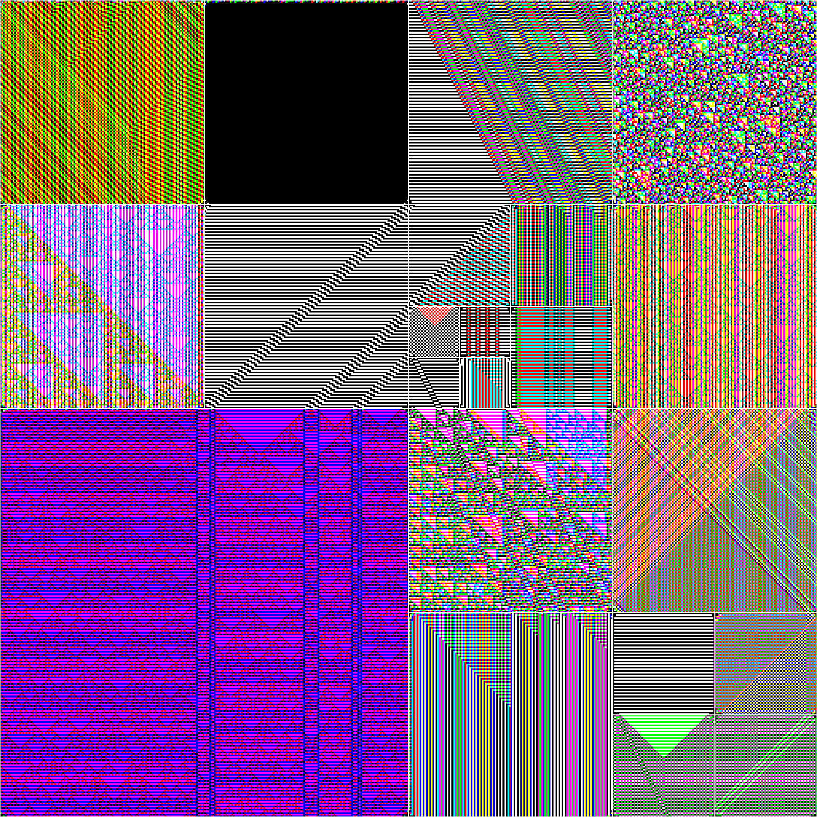 RULES (for Elementary Cellular Automata) #297 static NFT preview