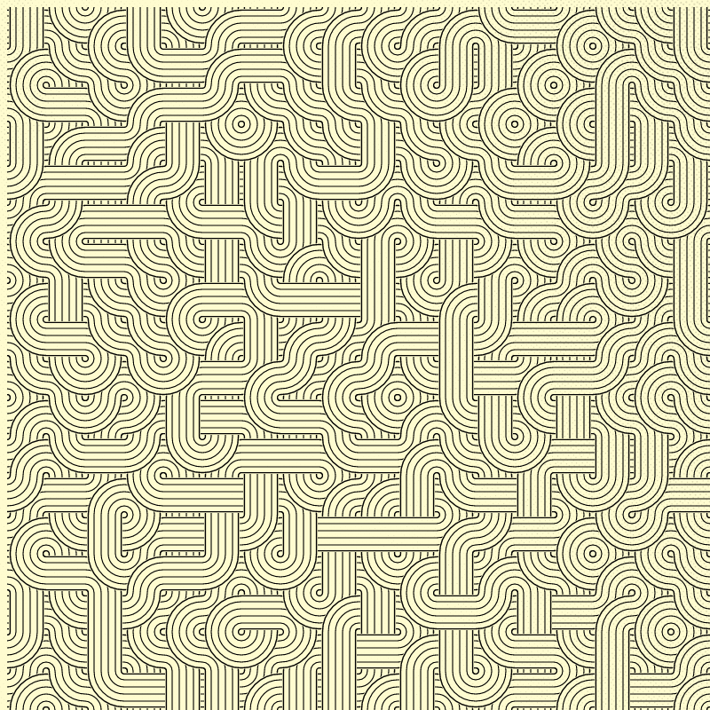 Dirty Interlaced Truchet Tiles #58 static token preview