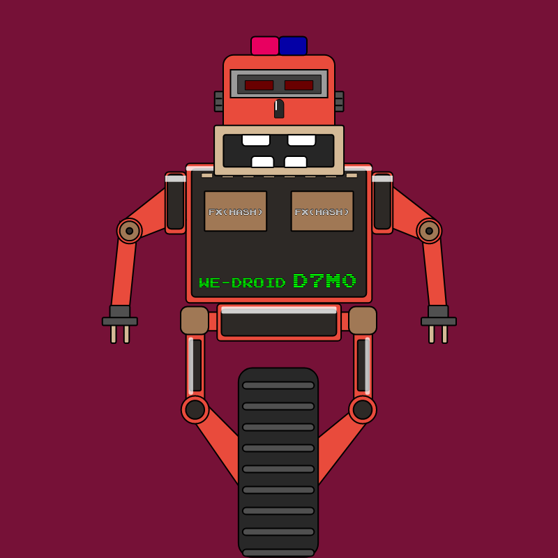 WE-DROIDs #178 static NFT preview